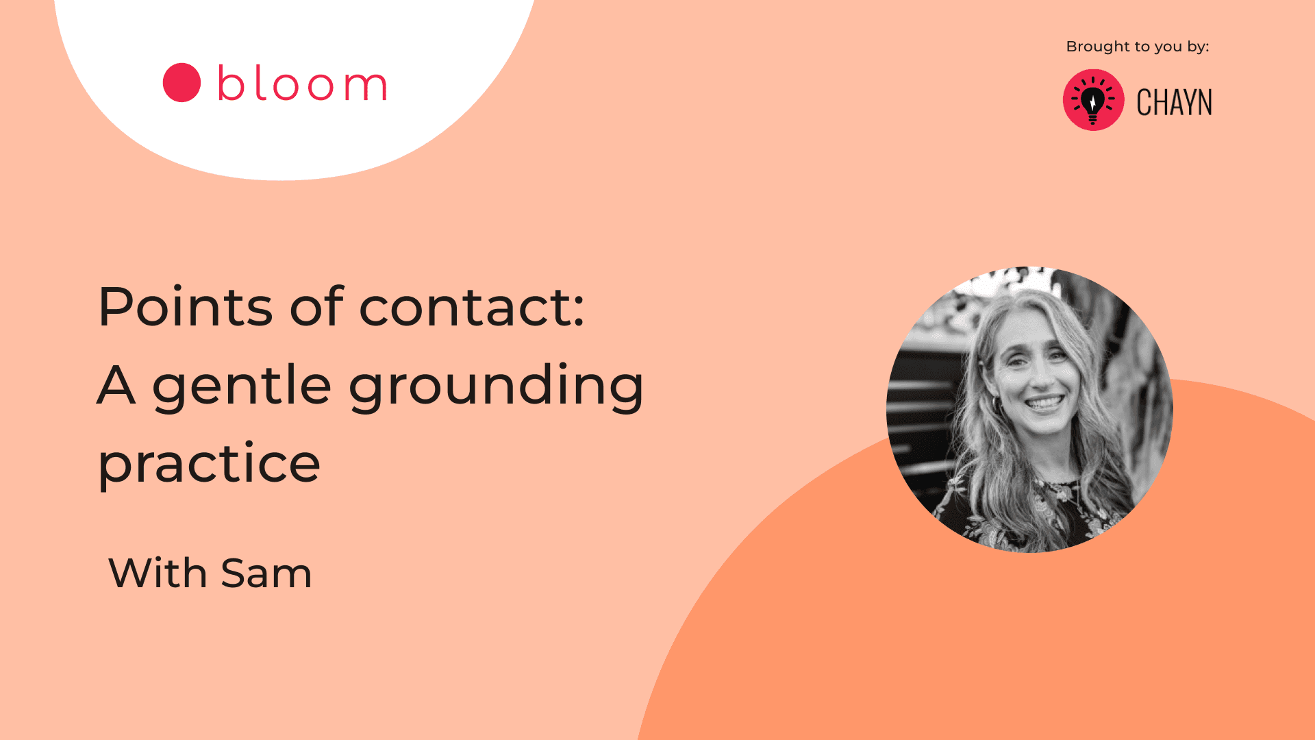 Preview image for "Points of contact: A gentle grounding practice. With Sam"